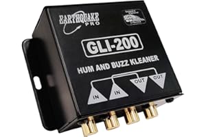 Earthquake Sound GLI-200 Hum and Buzz Kleaner 600 Ohm RCA in/Out Ground Loop Isolator