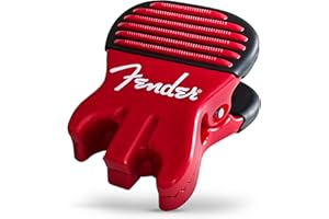 FENDER Patented Callus Builder & Finger Strengthener – Resistance Finger Exerciser for Guitar, Bass & Violin – Guitar Finger Trainer & Grip Strength Tool – Ideal Guitar & Bass Accessories (Tensions: RED=8-Lbs; BLACK=15-Lbs)