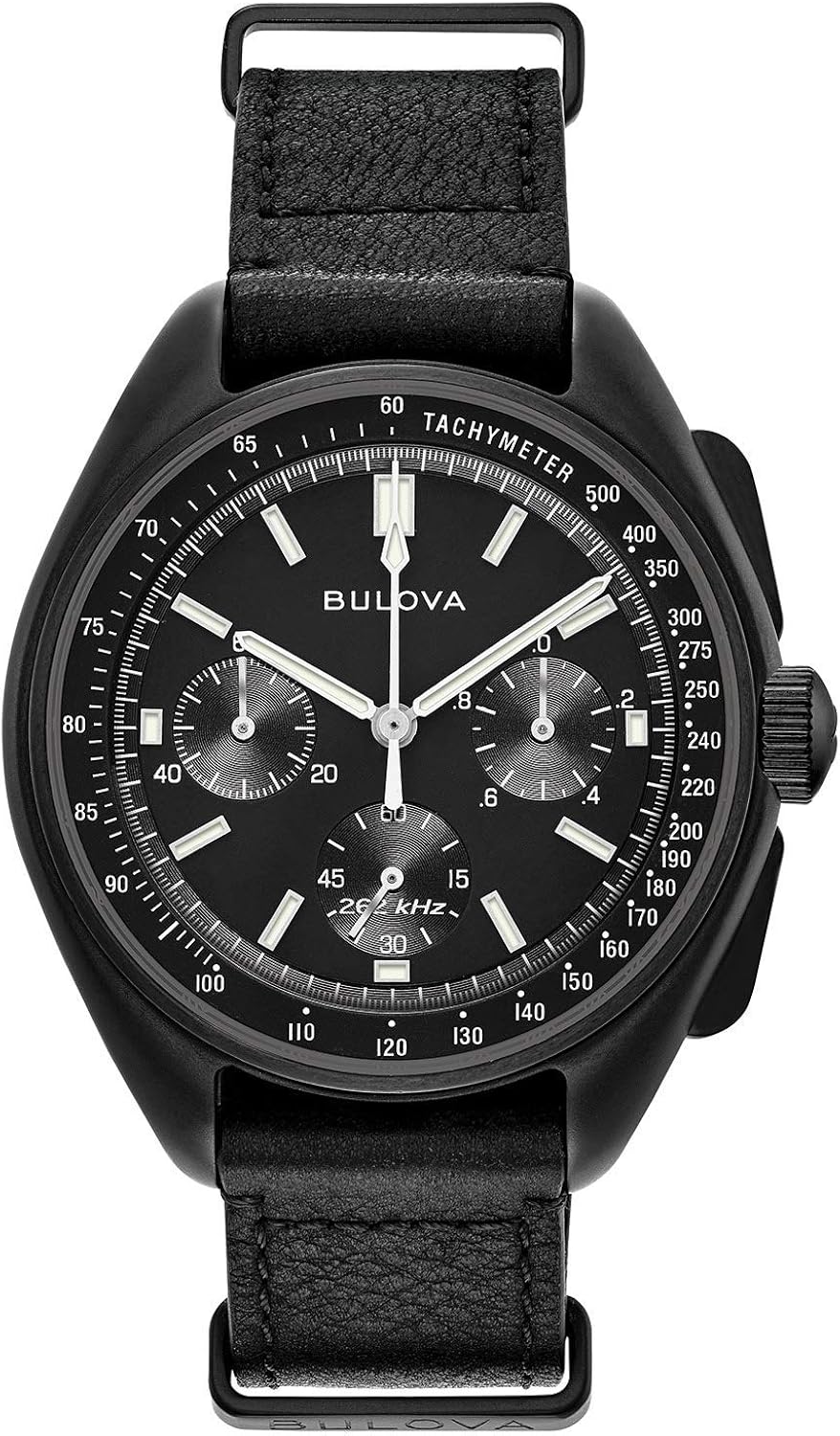 orologio pilota con pelli nere