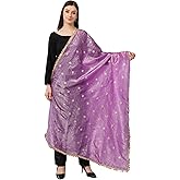 Mela Bazaar Crush Dupatta on Art Silk, Lightweight Shawl, Scarf, Wrap