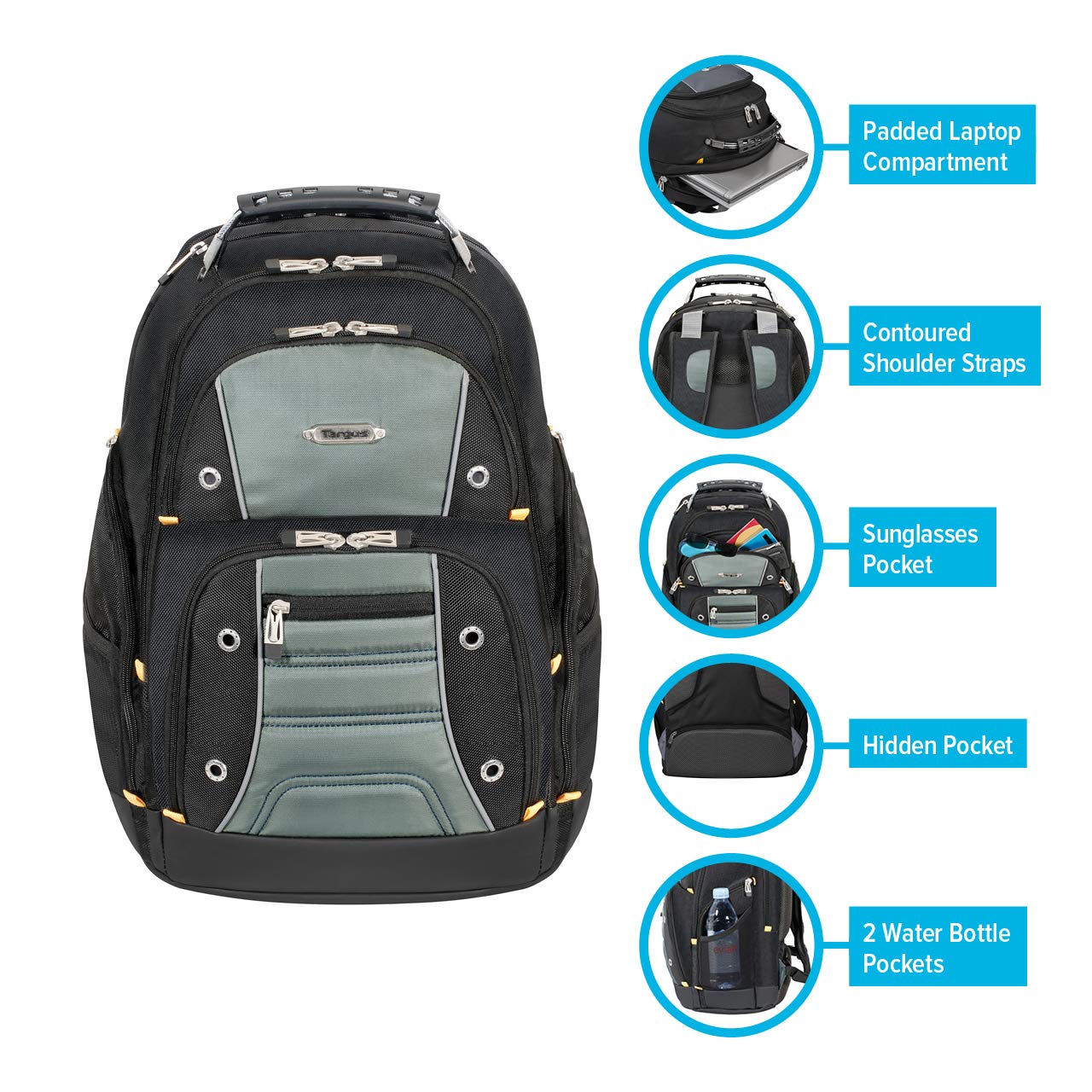 Targus Drifter II Backpack Design for Business Professional Commuter