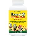 Natures Plus Source of Life - 180 Capsules - Multivitamin & Mineral Supplement - Supports Natural Energy & Overall Well-Being - Gluten Free, Vegetarian - 60 Servings