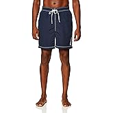 Nautica Mens Quick Dry Solid Swim Trunk