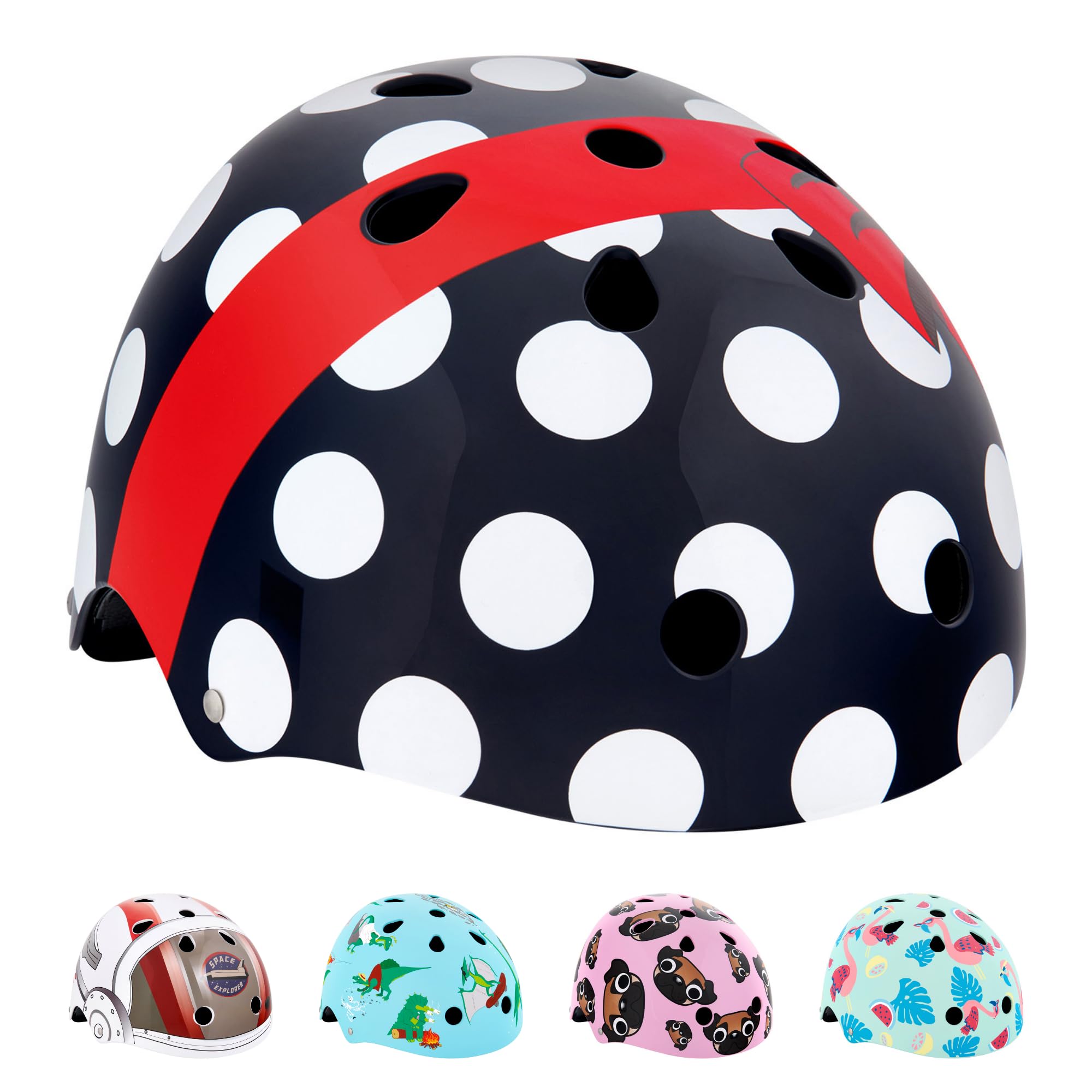 Hornit Kids Bike Helmet | Kids Helmet | Child Bike Helmet | Bike, Skateboard, Skating & Scooter Helmet | BMX Helmet Kids | Toddler Bike Helmet | Multi-sport Helmet |
