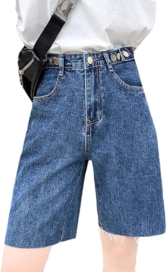 cut off straight leg jeans