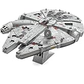 Metal Earth Premium Series Star Wars Millennium Falcon Color 3D Metal Model Kit Fascinations