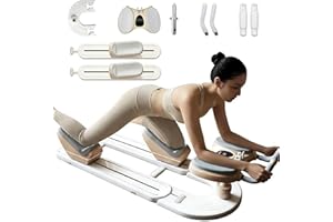 Spinal Support Machine, Spine Twist and Stretch Trainer, Low-Impact Home Gym Equipment for Waist Toning, Leg Stretching & Cor