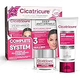 Cicatricure Deep Anti-Wrinkle Kit with Eye Cream and Face & Neck Cream, Wrinkle Cream System with Face Moisturizer and Neck Cream, Daily Care for Wrinkle-Prone Skin, Skincare Gift Set, 2 Count