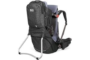 WIPHA Baby Backpack Carrier, Upgraded Carrying System Baby Hiking Backpack Carrier, Ergonomic Pro Hiking Baby Carrier Backpack with Safety Seat, Lightweight Large Capacity Toddler Carrier