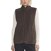 Hixiaohe Sherpa Fleece Vest for Women Trendy Warm Sleeveless Vests Jacket Lightweight Zip Coats with Pockets Fall Outerwear