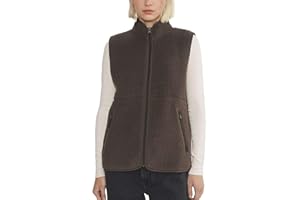 Hixiaohe Sherpa Fleece Vest for Women Trendy Warm Sleeveless Vests Jacket Lightweight Zip Coats with Pockets Fall Outerwear
