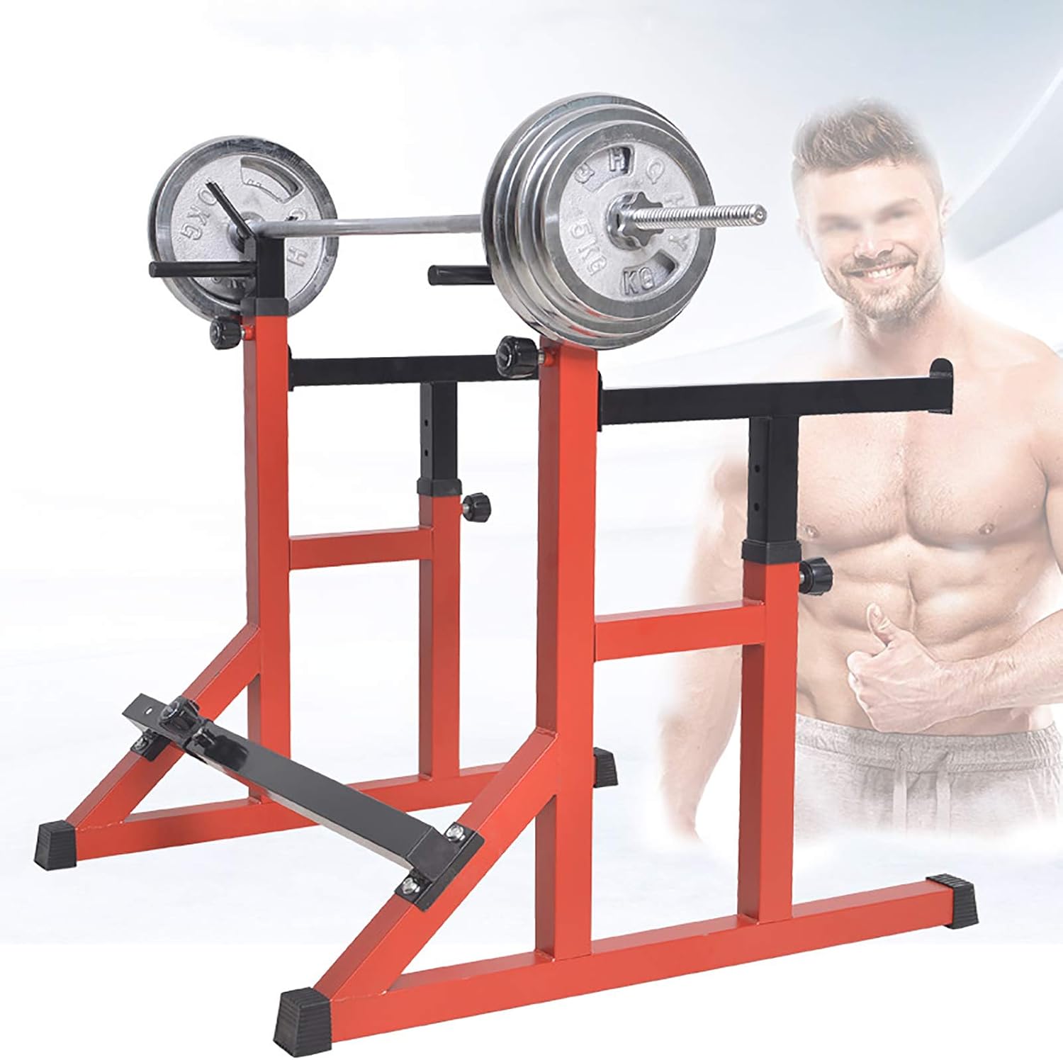Sturdy Steel Weight Lifting Squat Stand for Strength