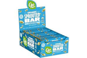 Go Raw Organic Sprouted Pumpkin Seed Bars, 20 Count, Sea Salted, Keto, Superfood