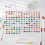 Ohuhu 160 Colours Dual Tip Colouring Pens Fineliner Brush Water-Based Art view 2