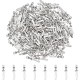 UNICRAFTALE 100pcs Tibetan Style Alloy Bookmarks Antique Silver Sword Pendant Charms 23mm Metal Dagger for DIY Necklace Earring Making Anime Figures Decoration