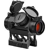 Feyachi V30 2MOA Red Dot Sight Auto On & Off 1x20mm Compact Reddot Optics with Low Profile and Absolute Co-Witness Mount, Fli