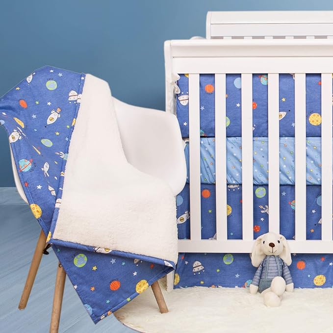 space crib bedding set