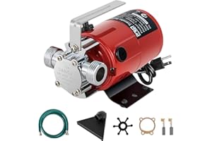 Utility Pump, Prostormer 1/10HP 120V Mini Portable Electric Water Transfer Pump 330GPH Plumbing Equipment with Water Hose Kit Great for Yard, Garden, Pool Draining