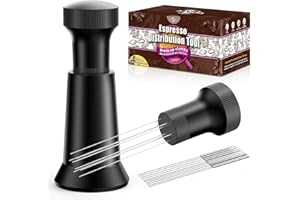 AANQQ WDT Tool Espresso, Espresso Distribution Tool: 10 x 0.35mm Stainless Steel Espresso Needles with Extra 10 for Espresso Stirrer - Espresso Accessories for Barista-Grade Precision Brewing