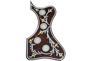 MUSOO 42"/43" acoustic guitar pickguard for J200 guitar,2mm thickness flower Pick-guard