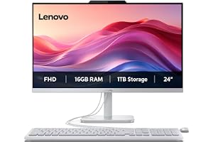 Lenovo IdeaCentre 24“ FHD All-in-One, 8GB RAM, 256GB SSD, Intel 4-Core