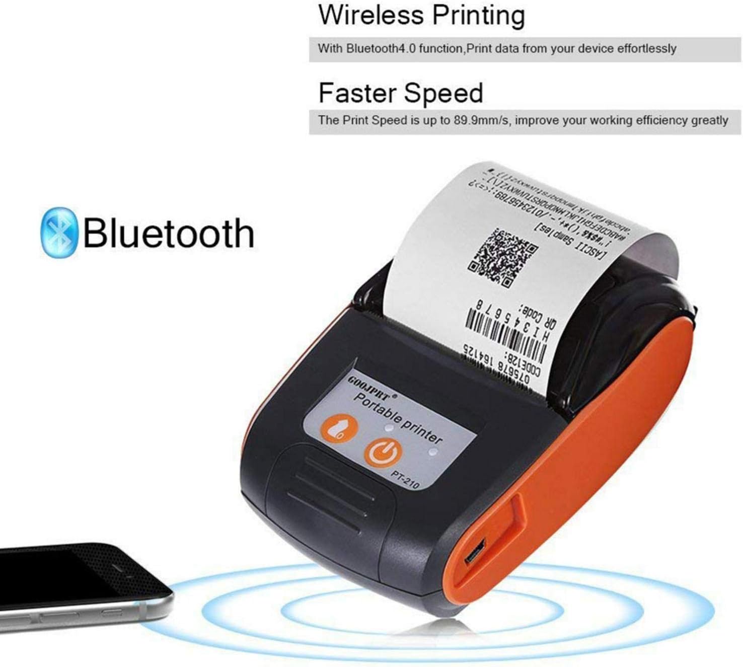 cheap wireless bluetooth printer
