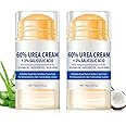 Urea Cream 60% with 2% Salicylic Acid, Maximum Strength Urea Cream for Feet, Urea Foot Cream for Dry, Cracked Heels and Feet, Callus Remover & Skin Softener, for Feet, Hands, and Knees, 2-Pack
