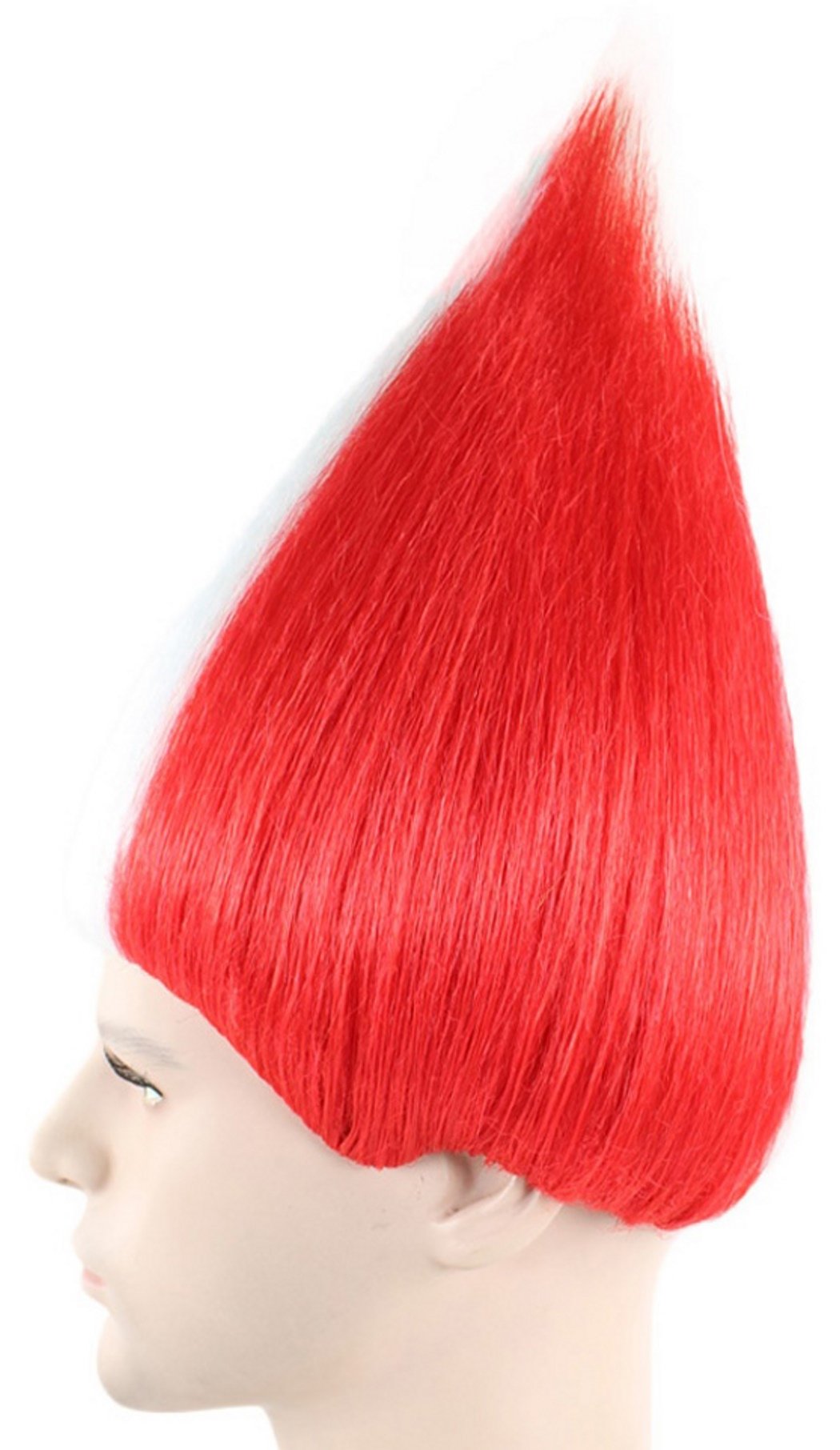 Cece Trolls Wig Italy Flag Hairpiece For Sport Football Fan Costumes Party