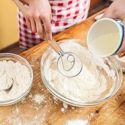 Aqdocvf 2-Pack Danish Dough Whisk, 13-Inch Bread