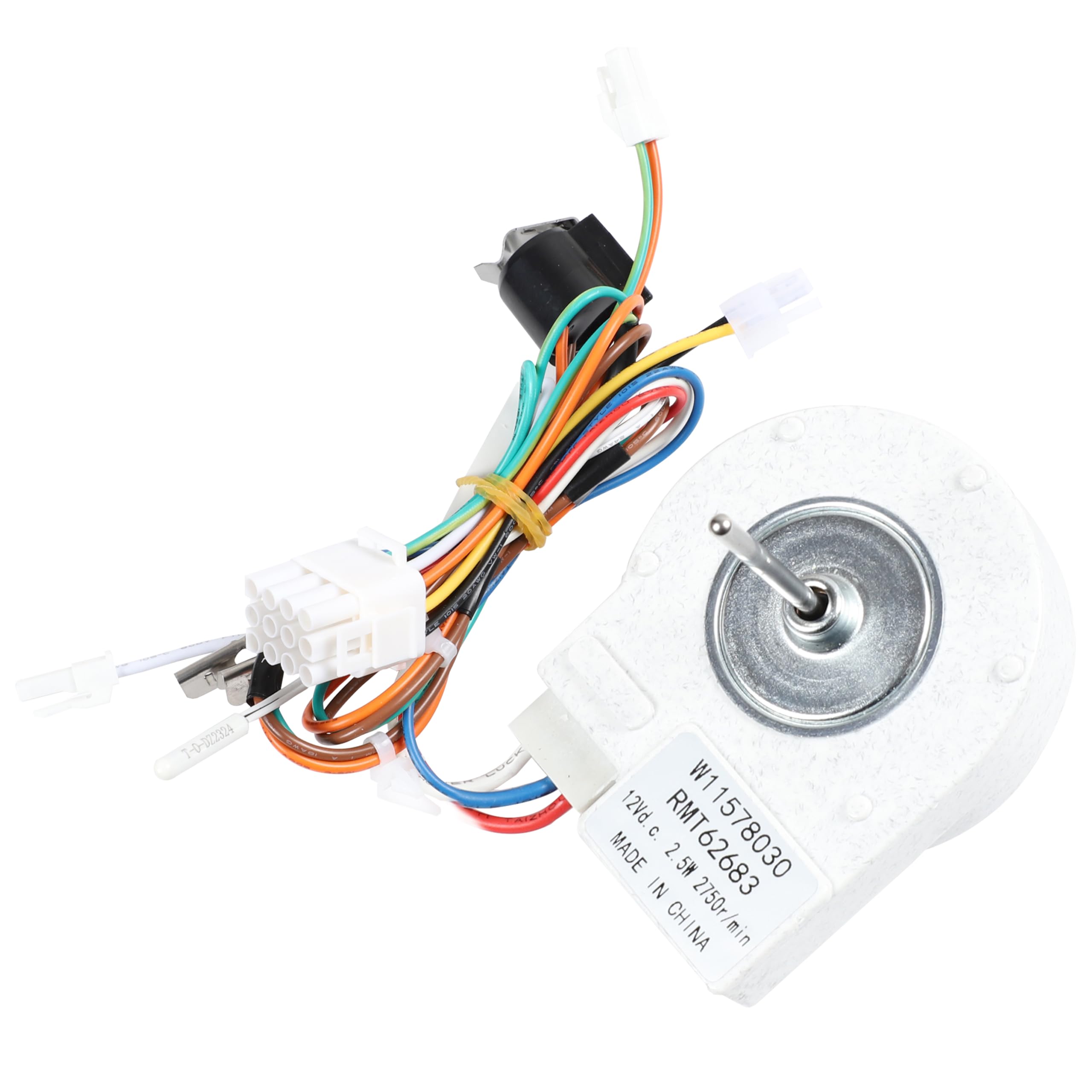 Photo 1 of ***Factory seal***

Smtime W11578030 Refrigerator Evaporator Fan Motor Compatible with Whirlpool Freezer, Replaces W11402610 AP7186685 PS16730637 DC12V 2.5W 2750r/min