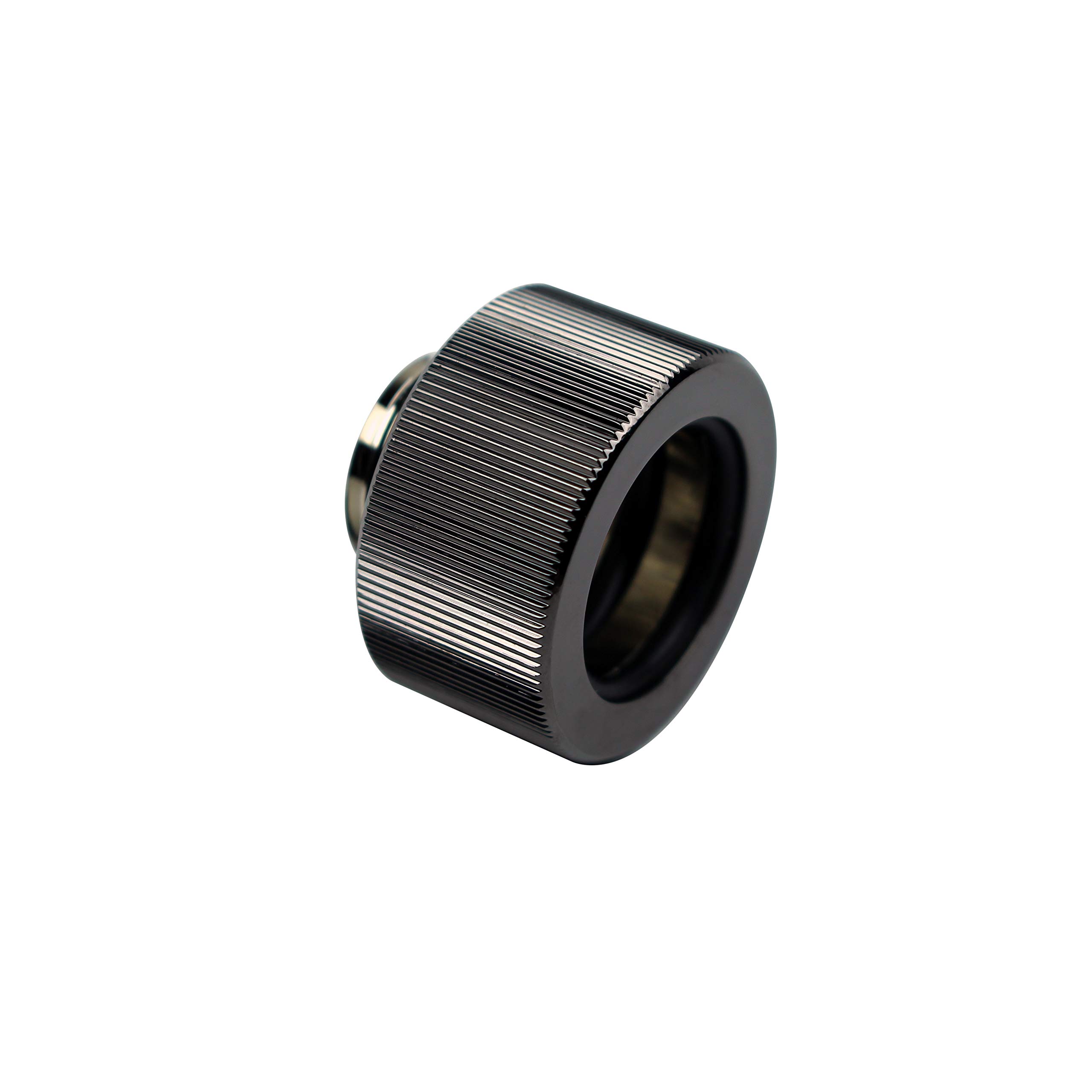 EKWB Classic Series HTC-12 12mm Hard Tubing Compression Fitting - Black Nickel