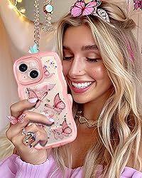 Likiyami for iPhone 13 Case 6.1 Inch - Wave Frame