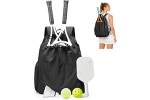 BJLFS Tennis Racket Bag Women Lightweight Tennis Sports Backpack Men Tennis Pickleball Badminton Squash Racket Bag