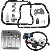 BGQG Transmission Solenoid Kit with Governor Pressure Sensor Filter Gasket Compatible with Dodge Ram Dakota Durango 2001-2009 for Jeep Grand Cherokee 2001-2004 Replace A500 42RE 44RE 46RE 47RE 48RE
