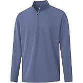 M MAELREG Quarter Zip Pullover Men Mock Neck Long Sleeve Performance Golf Athletic Pullover Half Zip Mens Sweatshirt