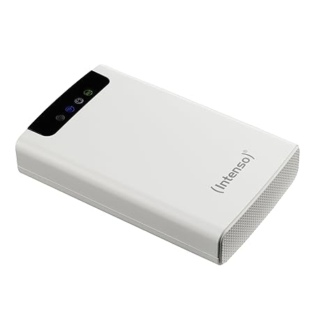 Intenso Memory 2 Move 500GB externe Festplatte mit WiFi (6,4 cm (2,5 Zoll) 5400rpm, 8MB Cache, USB 3.0) weiß