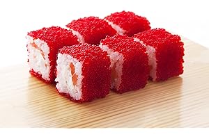 CAVIAR STAR Red Tobiko - Flying Fish Roe (50g Glass Jar)