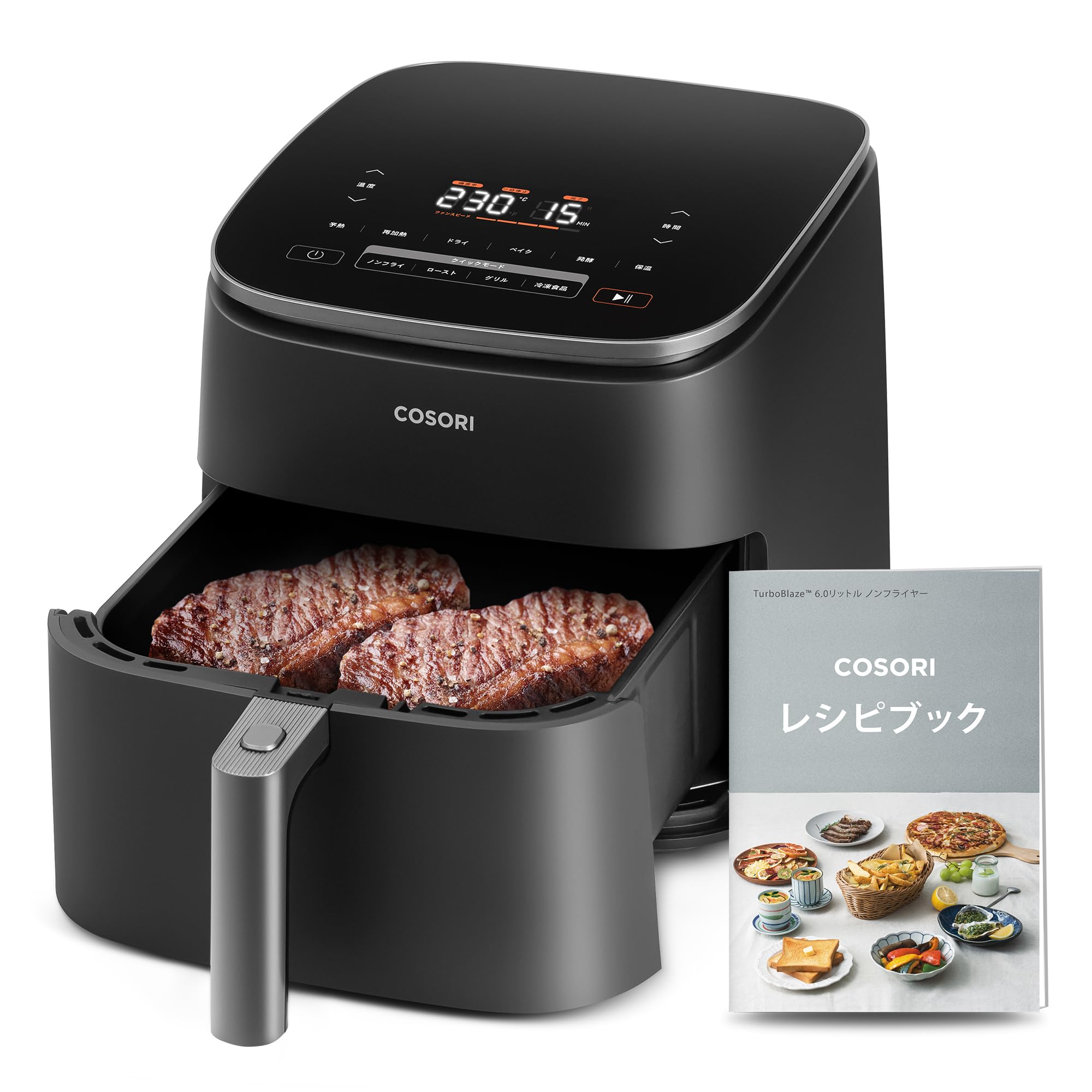 COSORI 6L コソリ　ノンフライヤー6.0L CAF-DC601-K-JP 710c169fa1cb0623dc88006ef6223b