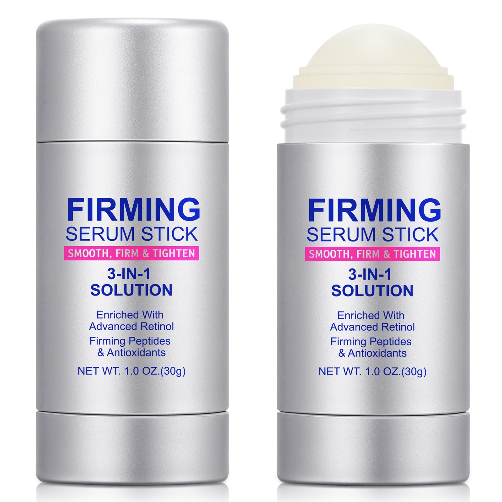 Photo 1 of 2Pack Retinol Face Stick, Advanced Retinol Firming Serum Stick, 3-in-1 Smooth, Tighten and Firm Face, Neck & Jawline, Reduces Wrinkles, 2 Oz