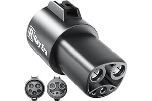 J1772 to Tesla Charger Adapter, J1772 to NACS Adapter (Max 80A, 240V), Fast Charging for Tesla Model 3/Y/S/X/Cybertruck, Comp