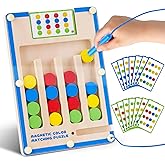 Kids Montessori Magnetic Wooden Toys: 3 4 5 6 7 Year Old Birthday Gift for Boys Girls Age 4-7 Preschool Educational Learning Activities Toy Sensory Autistic Puzzle Maze Game Present for Toddlers