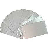 StayMax Aluminum Plant Label Tree Tags Garden Label Tag Outdoor Metal Label Stamping Blanks 25 Pack