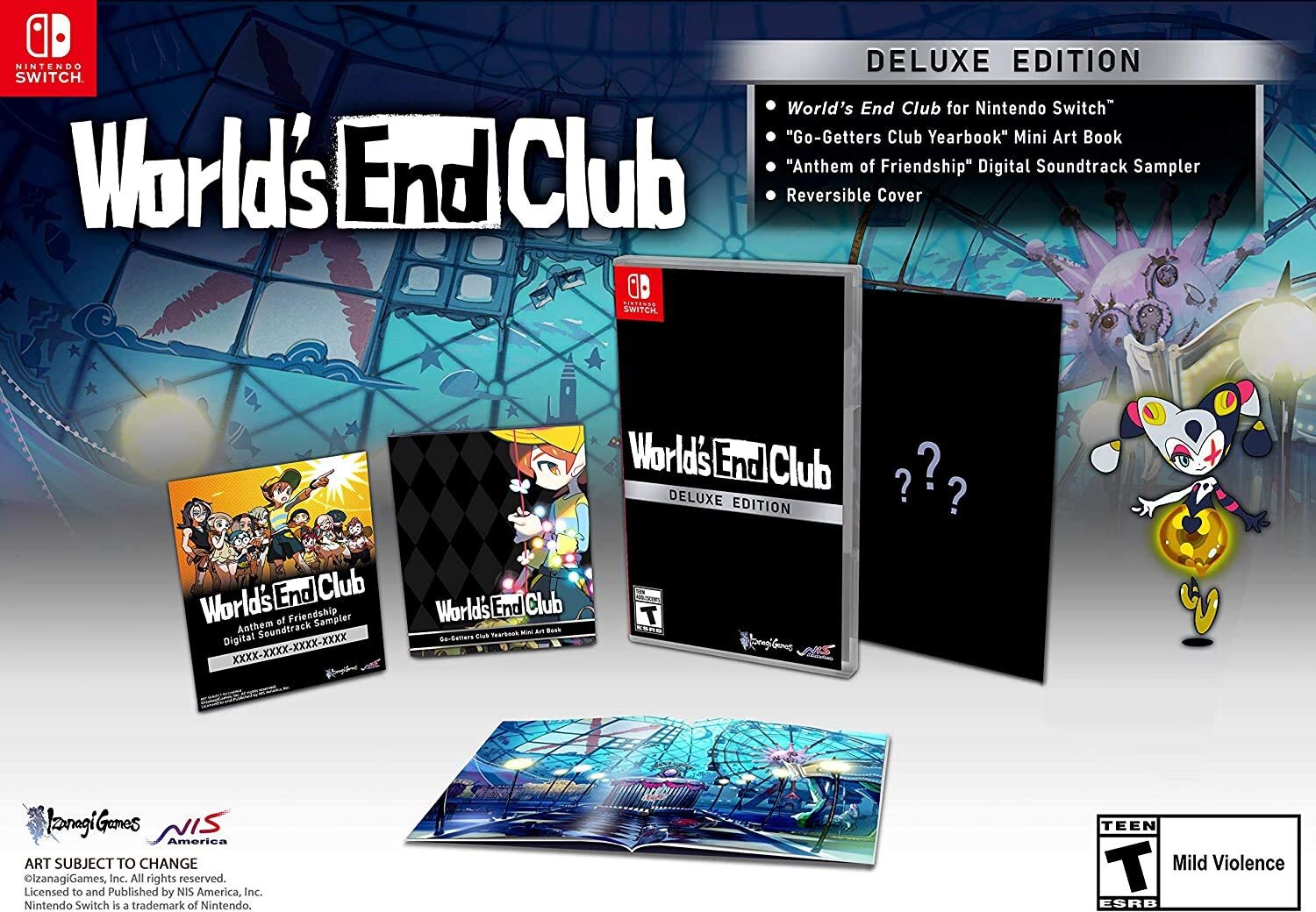 Amazon Com World S End Club Deluxe Edition Nintendo Switch Koei Tecmo America Corpor Video Games