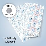 JFA Medical Washproof Spot Plasters 22 x 22mm 100 Plasters Per Box view 6