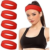 Workout Headbands Non Slip Headband Sport Headbands Sweatbands Elastic Sport Hair Bands for Sports Travel Indoor Fitness Gym