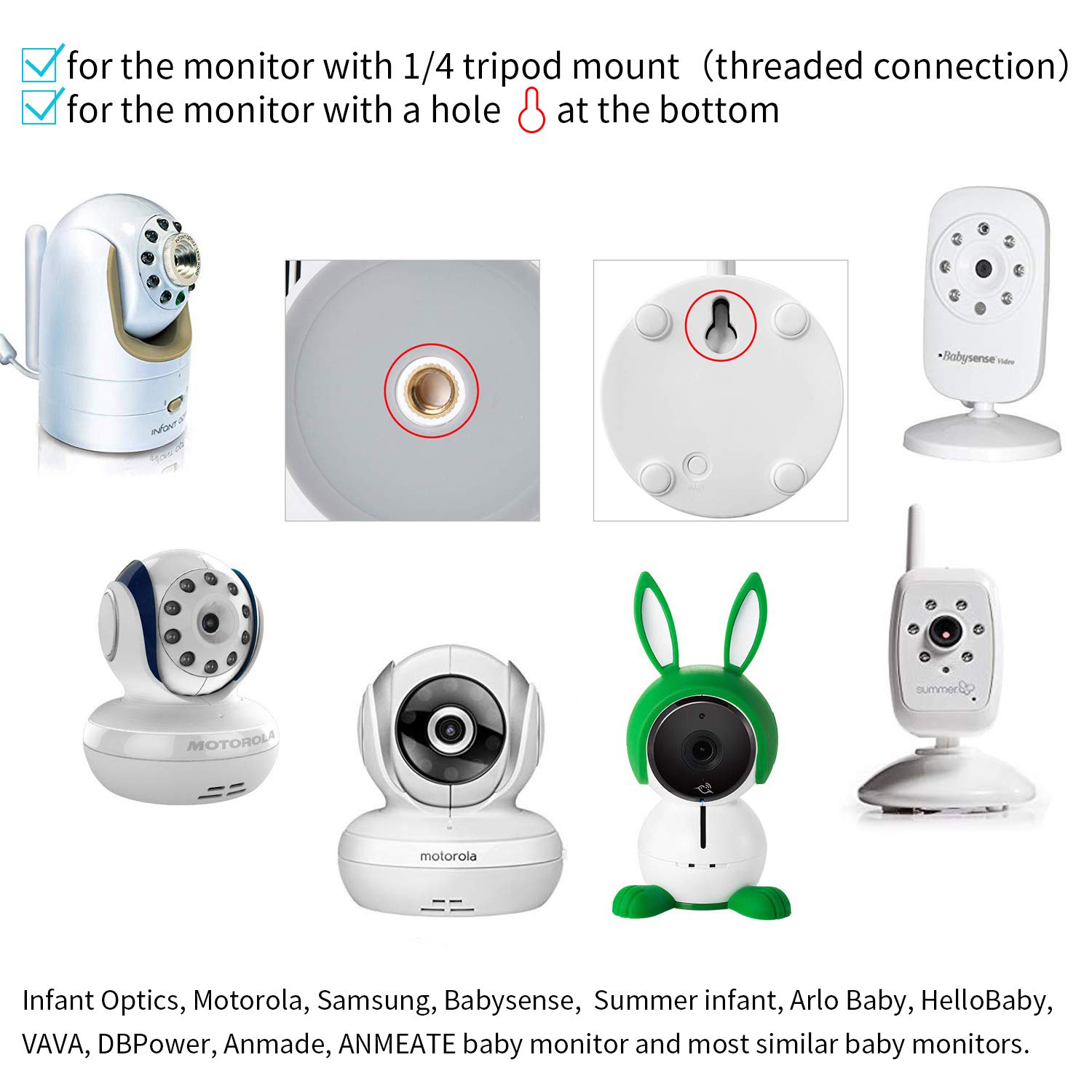 anmeate baby monitor not connecting