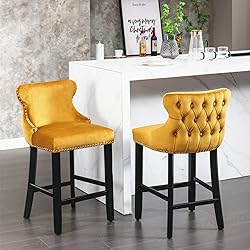 DKLGG Counter Height Bar Stools Set of
