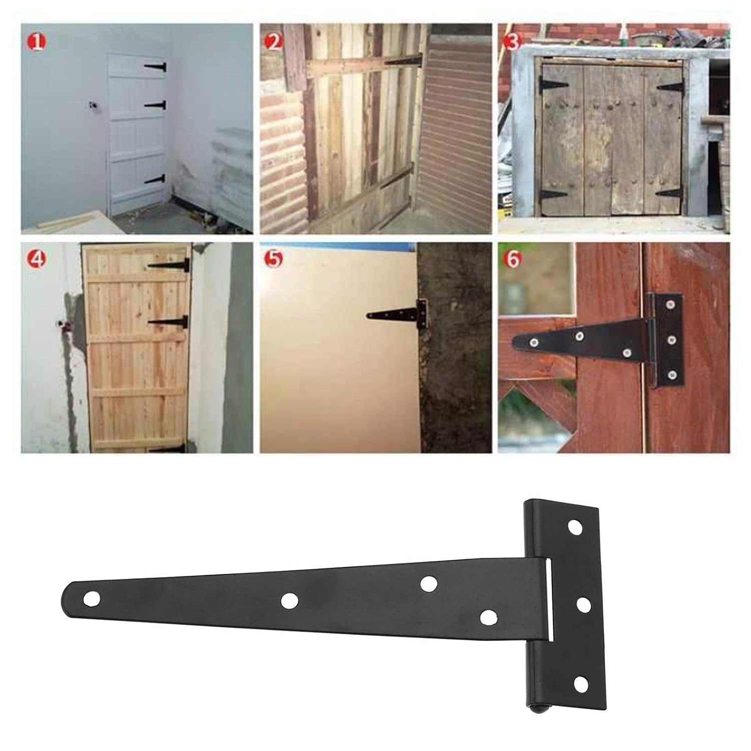 2 Cerniere A T In Acciaio Inox 304 Per Contenitori - 135x58 Mm Per Camion E Roulotte - Foto 3