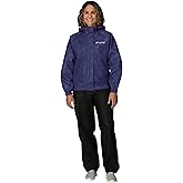 FROGG TOGGS Women's Classic All-Purpose Waterproof Breathable Rain Suit, Purple and Black, Large