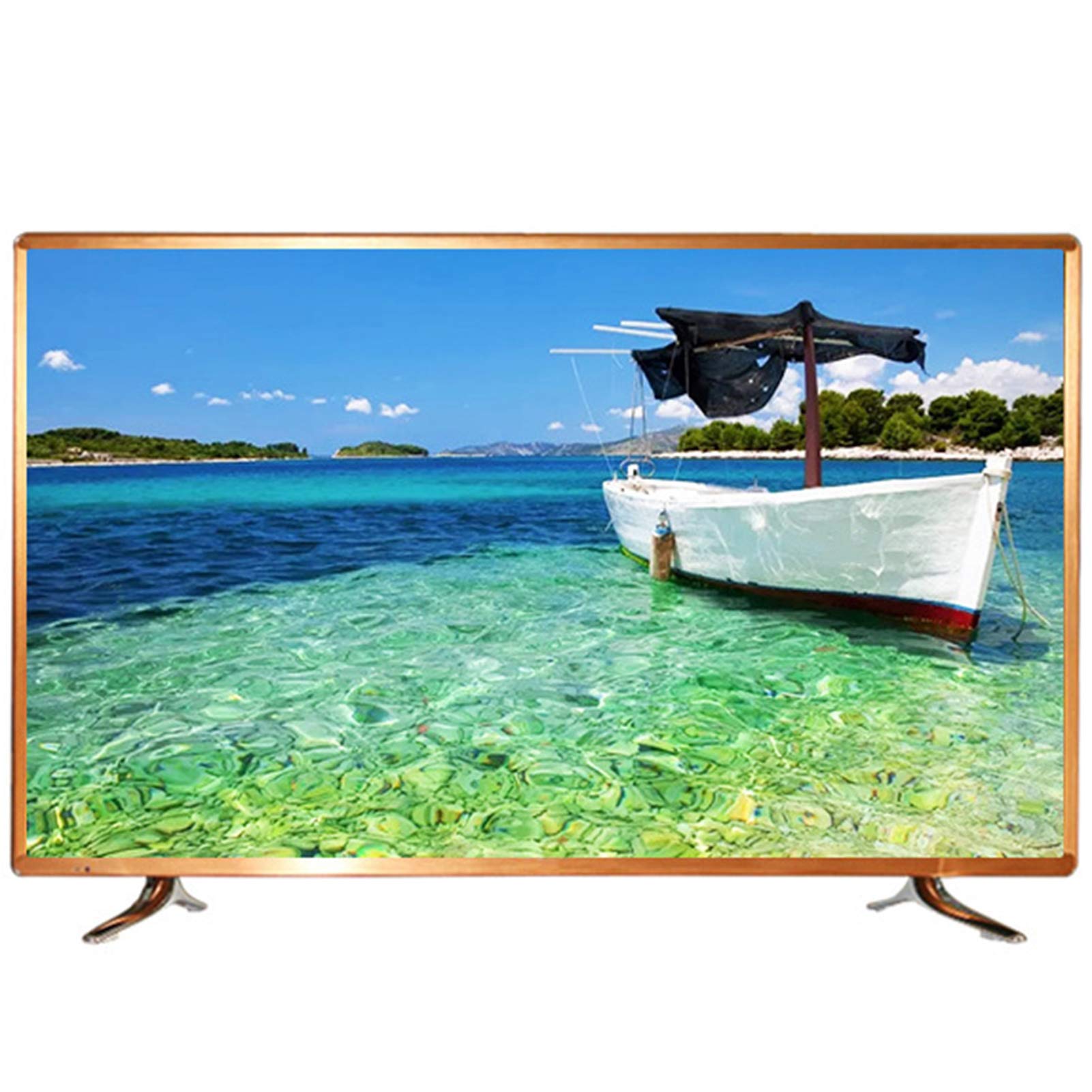 ZZYH 32 42 46 55 60 75-inch LED Television, HD, WiFi Network Smart TV, 64-bit High-Performance TV Ch